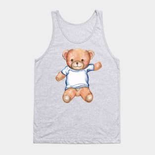 Adorable Teddy Bear Toy Tank Top